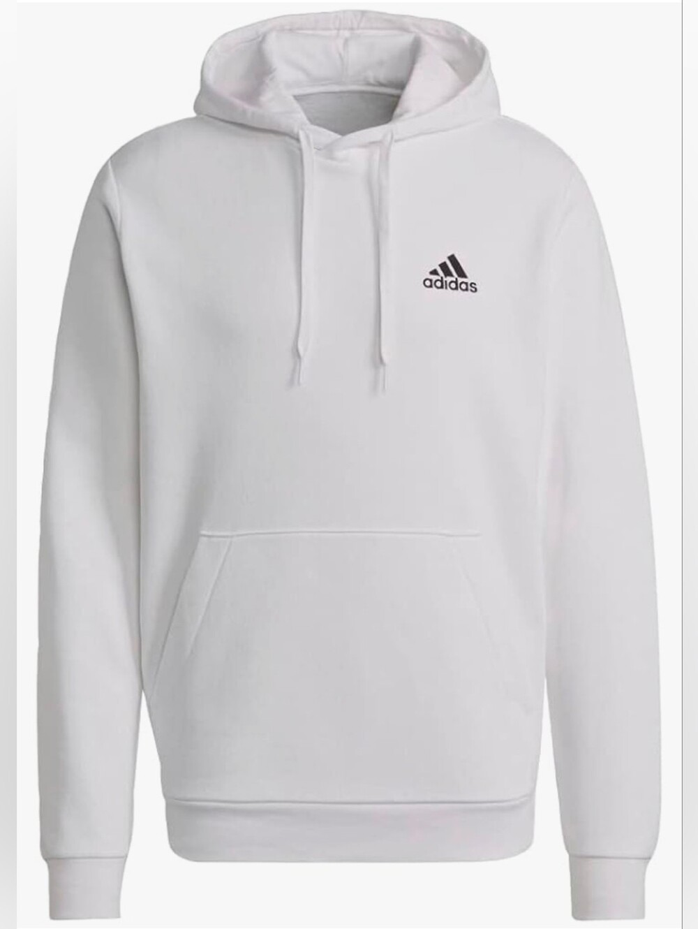 New adidas Essentials Pullover Hoodie Mens Casual Sweatshirt - Picture 3 of 3